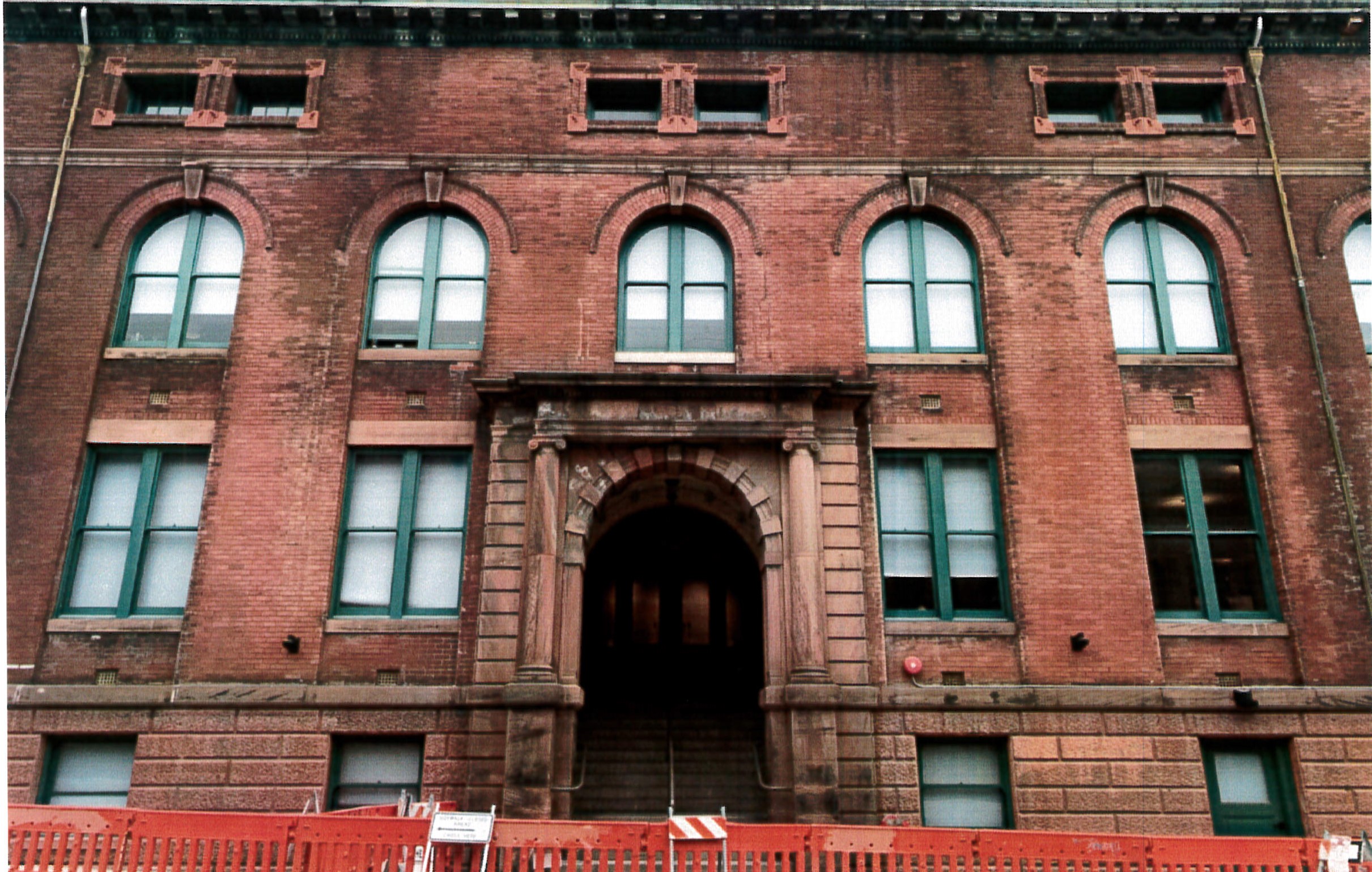  Front entry, south facade